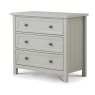 Julian Bowen JULIAN BOWEN MAINE 3 DRAWER WIDE CHEST