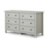 Julian Bowen JULIAN BOWEN MAINE 6 DRAWER WIDE CHEST