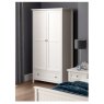 Julian Bowen JULIAN BOWEN MAINE 2 DOOR COMBINATION WARDROBE - DOVE GREY