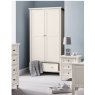 Julian Bowen JULIAN BOWEN MAINE 2 DOOR COMBINATION WARDROBE - DOVE GREY