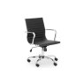 Julian Bowen Julian Bowen Gio Office Chair - Black & Chrome