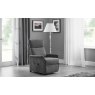 Julian Bowen Julian Bowen Helena Rise & Recliner - Charcoal Fabric