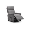 Julian Bowen Julian Bowen Helena Rise & Recliner - Charcoal Fabric