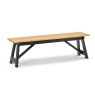 Julian Bowen Julian Bowen Hockley Black/Oak Bench