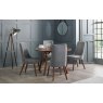 Julian Bowen Julian Bowen Huxley Chenille Dining Chair - Dusk Grey