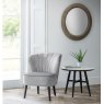 Julian Bowen JULIAN BOWEN COCO VELVET ACCENT CHAIR - BLUE
