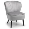 Julian Bowen JULIAN BOWEN COCO VELVET ACCENT CHAIR - BLUE