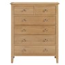 Julian Bowen JULIAN BOWEN COTSWOLD 4+2 DRAWER CHEST