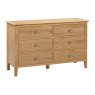 Julian Bowen JULIAN BOWEN COTSWOLD 6 DRAWER WIDE CHEST