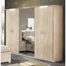 MCS SRL Italy MCS Dover Cream 6 Door Wardrobe