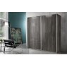 MCS SRL Italy MCS Oxford Grey High Gloss Bedroom Set