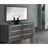 MCS SRL Italy MCS Oxford Grey High Gloss Bedroom Set