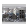 MCS Dover Grey 1 Door Vitrine
