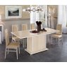 MCS SRL Italy MCS Dover Cream Extentable Dining Table 