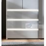 Nolte German Furniture Nolte Concept Me 320 Sliding Door Wardrobe With Drawers And LED Lighting