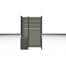 Nolte German Furniture Nolte Mobel - Concept me 200 7515085 - Complete Hinged Door Wardrobe with 3 Doors 3 Drawers Left