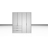 Nolte German Furniture Nolte Mobel - Concept me 200 7520084 - Complete Hinged Door Wardrobe with 4 Doors  and 3 Drawers