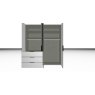 Nolte German Furniture Nolte Mobel - Concept me 200 7520084 - Complete Hinged Door Wardrobe with 4 Doors  and 3 Drawers