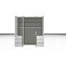 Nolte German Furniture Nolte Mobel - Concept me 200 7520083 - Complete Hinged Door Wardrobe with 4 Doors  and 3 Drawers Lef