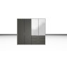 Nolte German Furniture Nolte Mobel - Concept me 200 7524084 - Complete Hinged Door Wardrobe with 4 Doors and 3 Drawers Righ