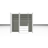 Nolte German Furniture Nolte Mobel - Concept me 200 7525086 - Complete Hinged Door Wardrobe with 5 Doors and 3 Drawers