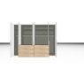 Nolte German Furniture Nolte Mobel - Concept me 200 7530082 - Complete Hinged Door Wardrobe with 6 Doors and 6 Drawer cente