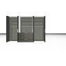 Nolte German Furniture Nolte Mobel - Concept me 200 7532081 - Complete Hinged Door Wardrobe with 6 Doors and 3 Drawers Cent