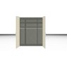 Nolte German Furniture Nolte Mobel - Concept me 200 8520080 - Folding Door Panorama Wardrobe with 4 Doors