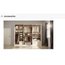 Nolte German Furniture Nolte Mobel - Concept me 220 7520090 - Complete Hinged Door Wardrobe 4 Doors and 3 drawers centered