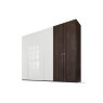 Nolte German Furniture Nolte Mobel - Concept me 220 7525191 - Complete Hinged Door Wardrobe 5 Doors and 3 drawers Right