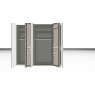 Nolte German Furniture Nolte Mobel - Concept me 230 7525189 - Complete Hinged Door Wardrobe 5 doors with 2 doors backside f