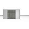 Nolte German Furniture Nolte Mobel - Concept me 300 3540116 - Sliding Door Panorama Wardrobe with 2 doors