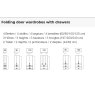 Nolte German Furniture HORIZONT 100 - 7808410 Hinged Door planning wardrobe with 2 door