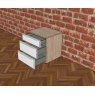 Nolte German Furniture Nolte Mobel - Alegro Style 2.5 Drawer Bedside 50cm