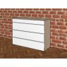 Nolte German Furniture Nolte Mobel - Alegro Style 4 Drawer Chest 120x92cm