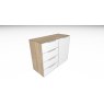 Nolte German Furniture Nolte Mobel - Concept me 700 4211810 Chest with 4 Drawers 1 Door Right Hand Facing