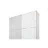 Nolte German Furniture Nolte Mobel - Marcato 2.0 - 3518271 2 Door Sliding Wardrobe with Right 40cm Linen Shelf and coat rac