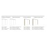 Nolte German Furniture Nolte Mobel - Marcato 2.0 - 3524271- 3 Door Sliding Wardrobe with 40cm Linen Shelf and Coat Rack