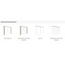 Nolte German Furniture Nolte Mobel - Marcato 2.0 - 3527071- 3 Door Sliding Wardrobe with 2 Shelves and External Rail