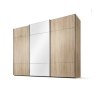 Nolte German Furniture Nolte Mobel - Marcato 2.0 - 3527251- 3 Door Sliding Wardrobe with 40cm Linen Shelf and Coat Rack