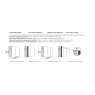 Nolte Mobel - Marcato 2.0 - 3530211- 3 Door Sliding Wardrobe and End Shelf Unit