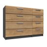 Premium British Collection Premium British Collection Watkins 4 Drawer Double Chest