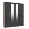 Premium British Collection Premium British Collection Aruba 4 Door Robe with 2 Mirrors