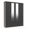 Premium British Collection Premium British Collection Aruba Tall 4 Door Robe with 2 Mirrors