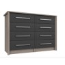 Premium British Collection Aruba 4 Drawer Double Chest