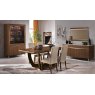 Saltarelli Mobili Saltarelli Emozioni Walnut 2 Door Display Cabinet With Wooden Back