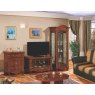 Saltarelli Versailles Walnut Plasma TV Cabinet Small