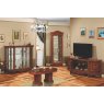 Saltarelli Versailles Walnut Plasma TV Cabinet Medium