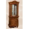 Saltarelli Mobili Saltarelli Versailles Walnut Vetrina Curio 1 doors with Hutch