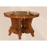 Saltarelli Mobili Saltarelli Versailles Walnut Round Fix Dining Table